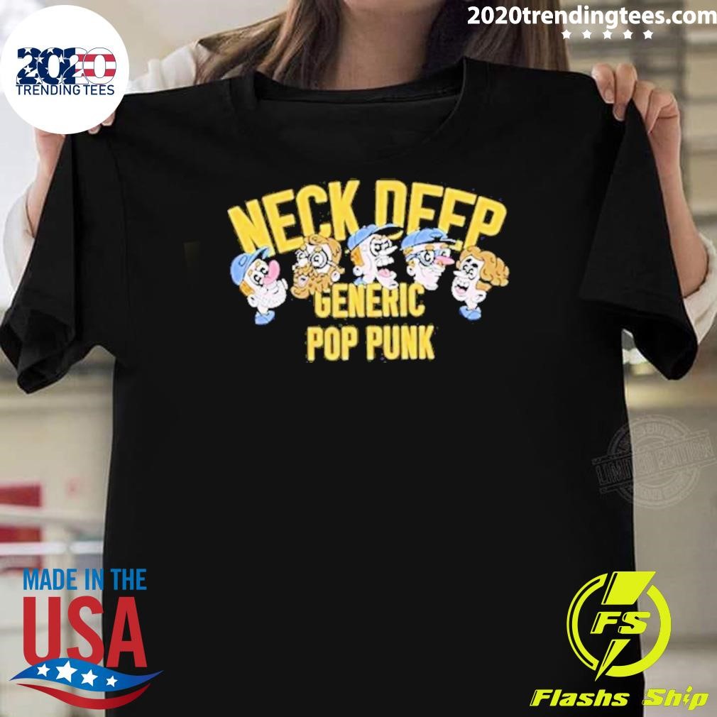 Premium Neck Deep North America Fall 2024 Tour T-shirt