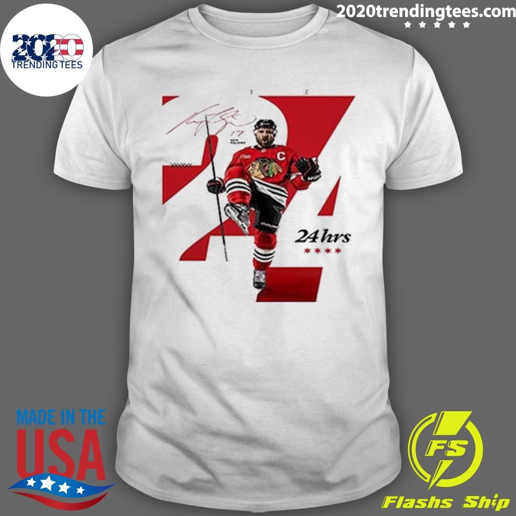 Premium Nick Foligno Was Named The 35th Captain In Chicago Blackhawk History Wall 2024 T-shirt