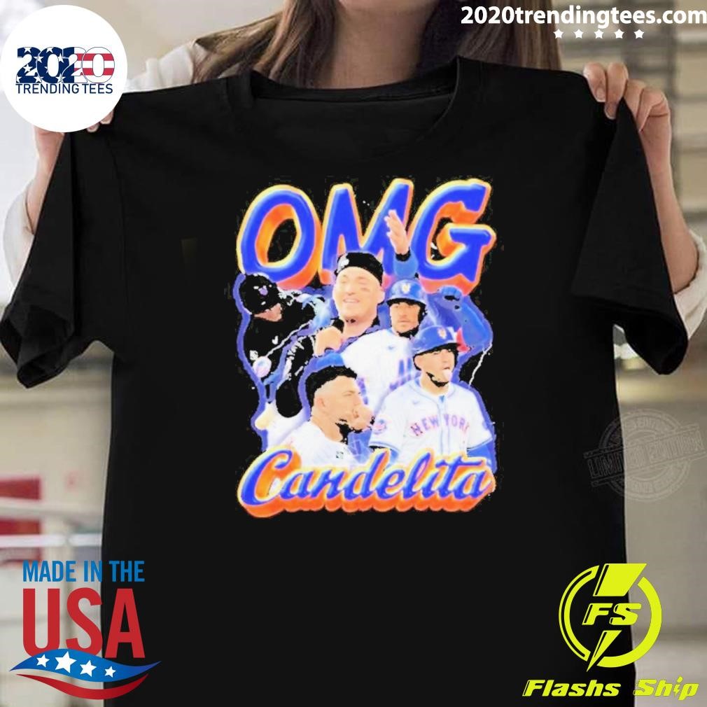 Premium Ny Mets Merch Omg Candelita 2024 T-shirt