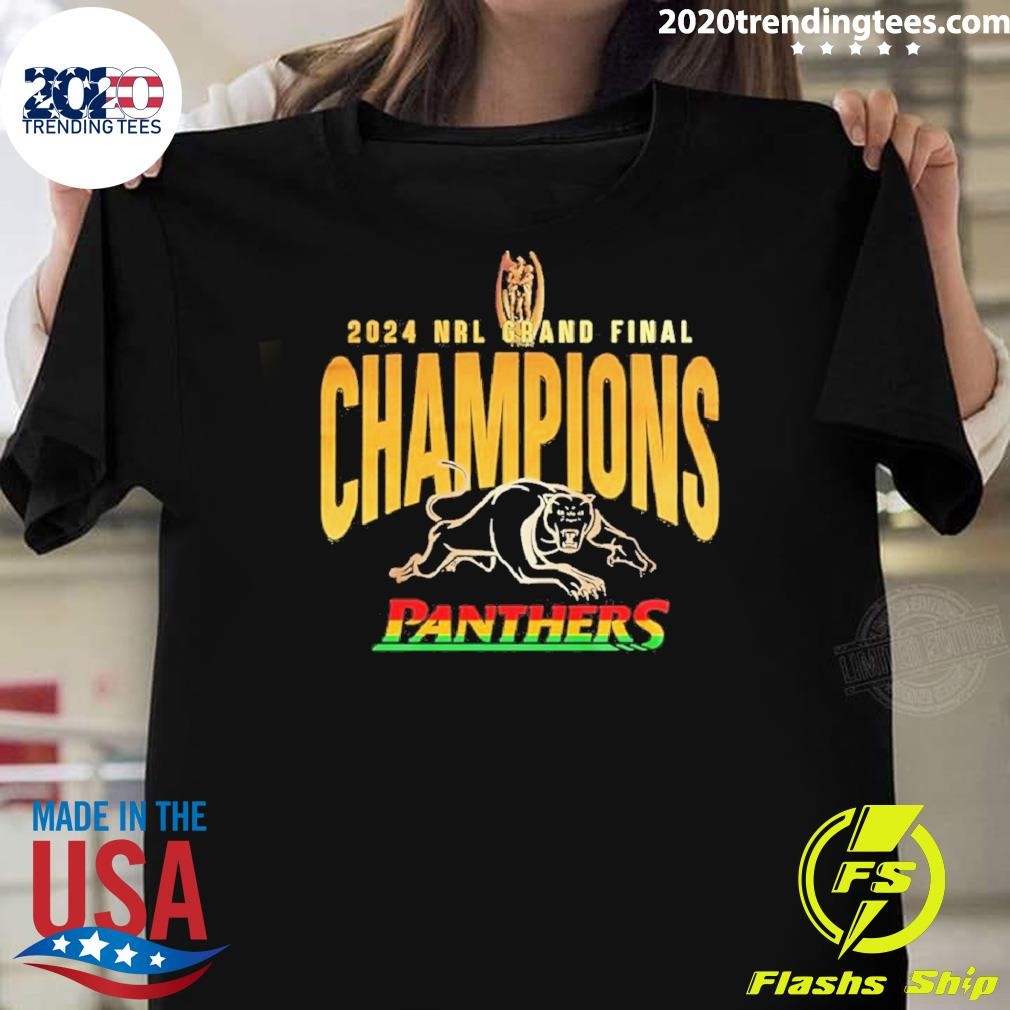 Premium Penrith Panthers 2024 Nrl Grand Final Champions 2024 T-shirt