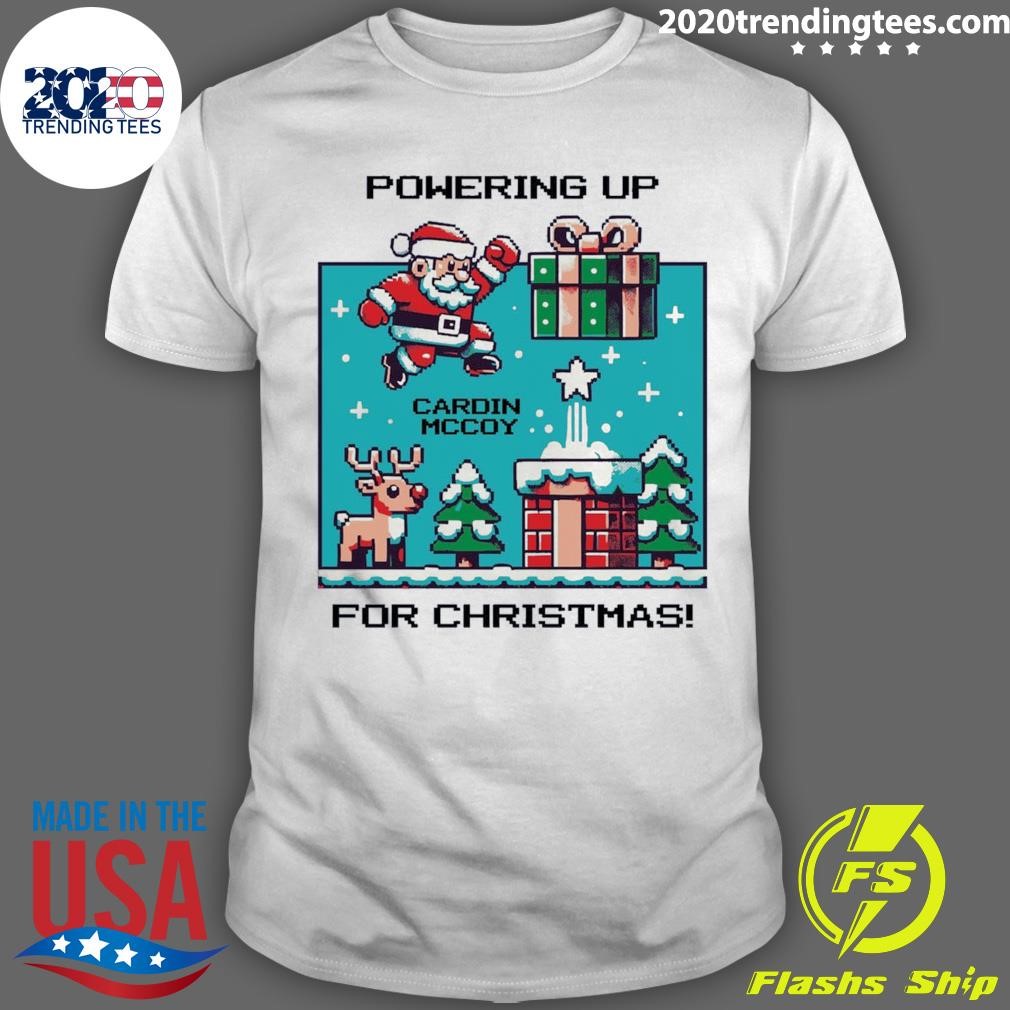 Premium Powering Up Cardin Mccoy For Christmas T-Shirt