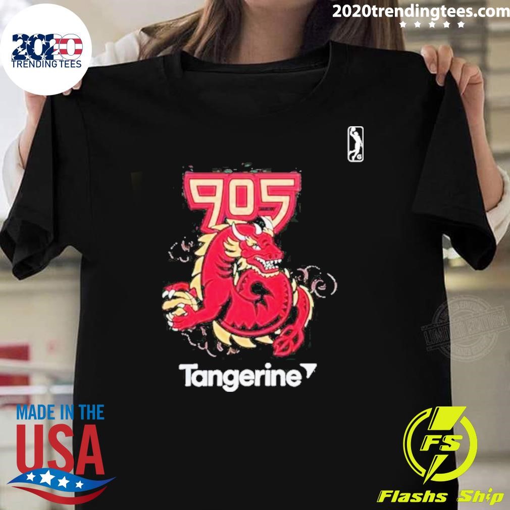 Premium Raptors 905 Tangerine 2024 Logo T-shirt