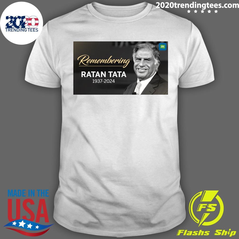 Premium Remembering Ratan Tata 1937-2024 T-Shirt