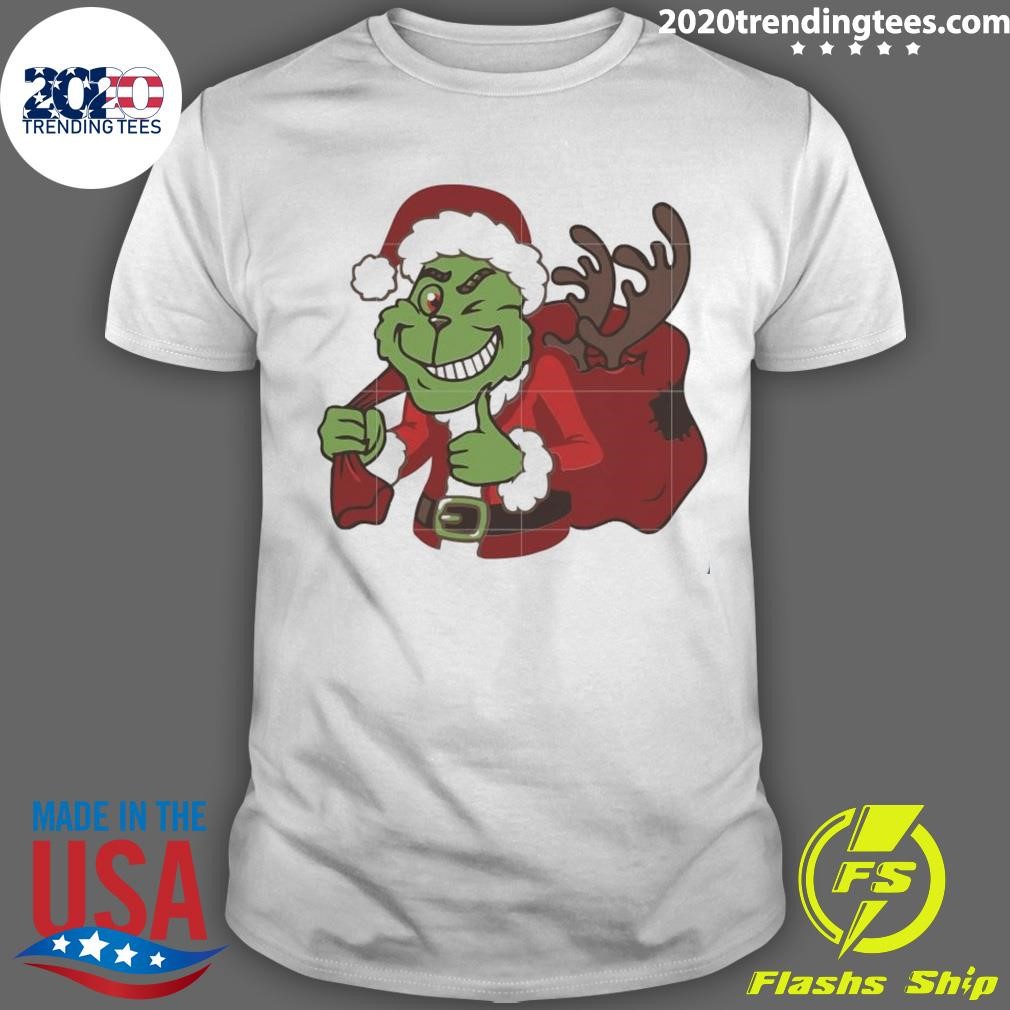 Premium Santa The Grinch Christmas 2024 T-shirt