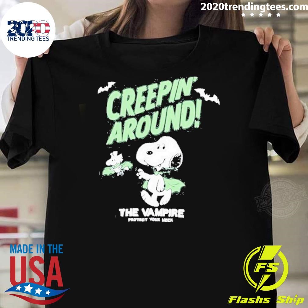 Premium Snoomfies Creepin Around Creature Of The Night The Vampire 2024 T-shirt