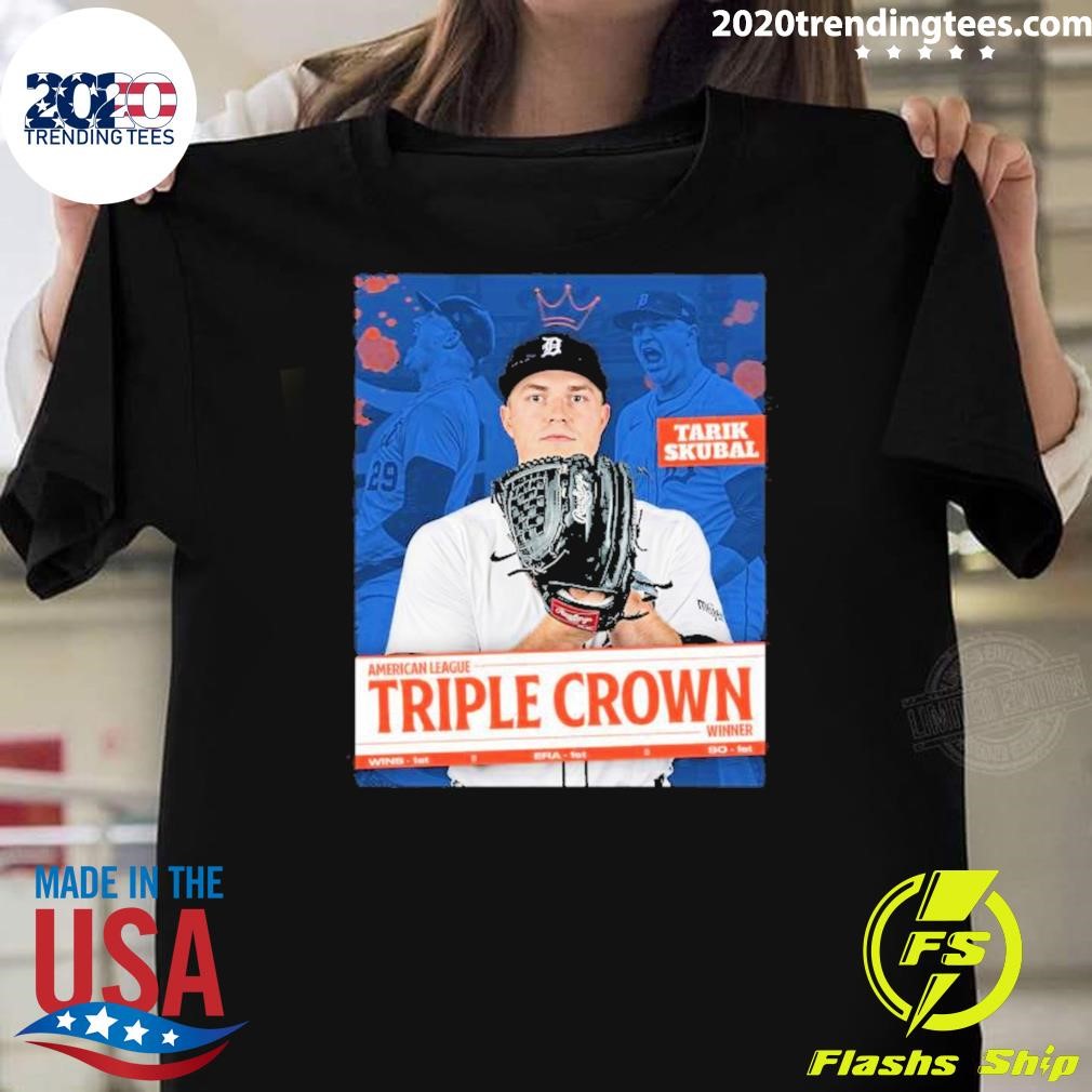 Premium Tarik Skubal On Winning The American League Pitching Triple Crown 2024 T-shirt