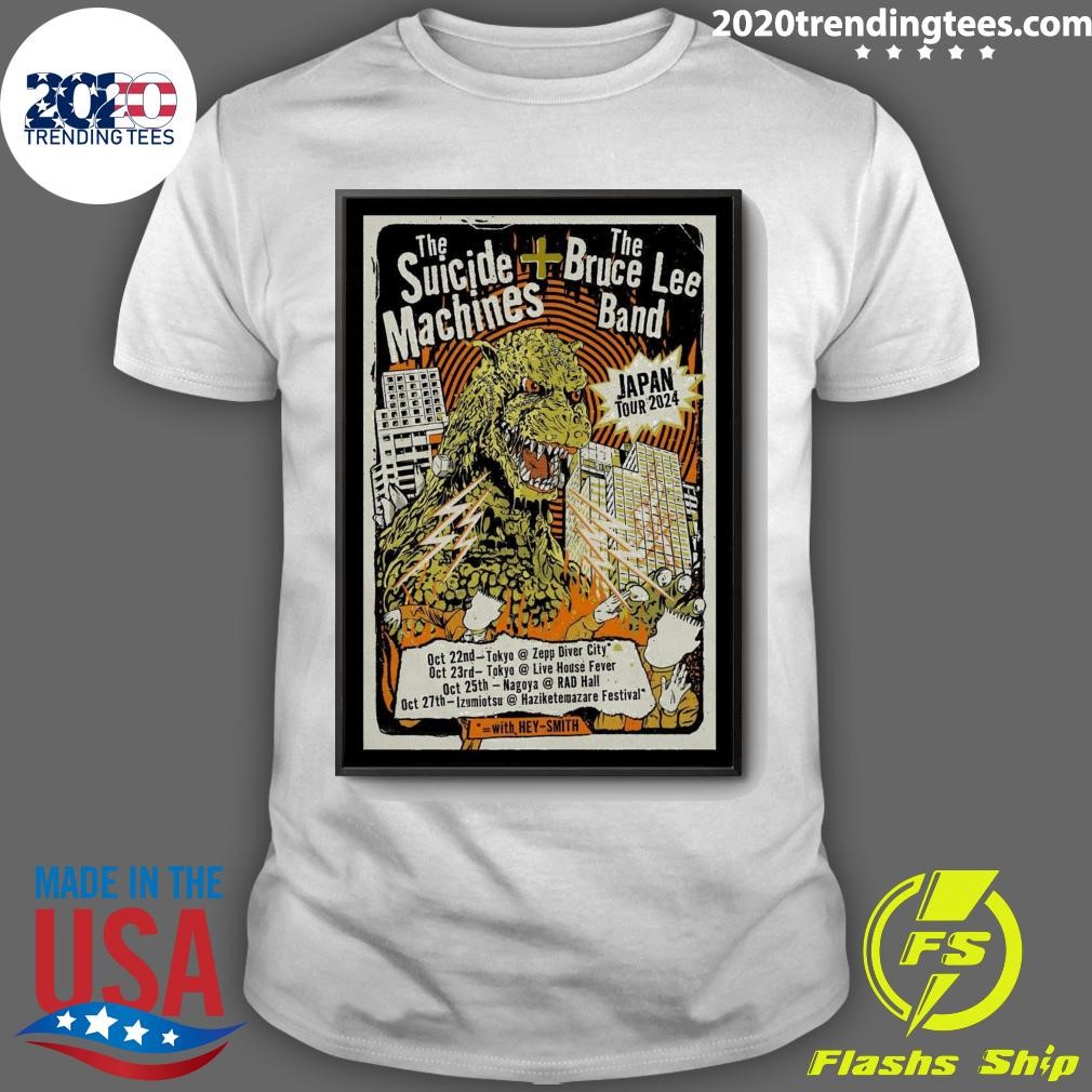 Premium The Suicide Machines With The Bruce Lee Band Japan Tour 2024 T-shirt