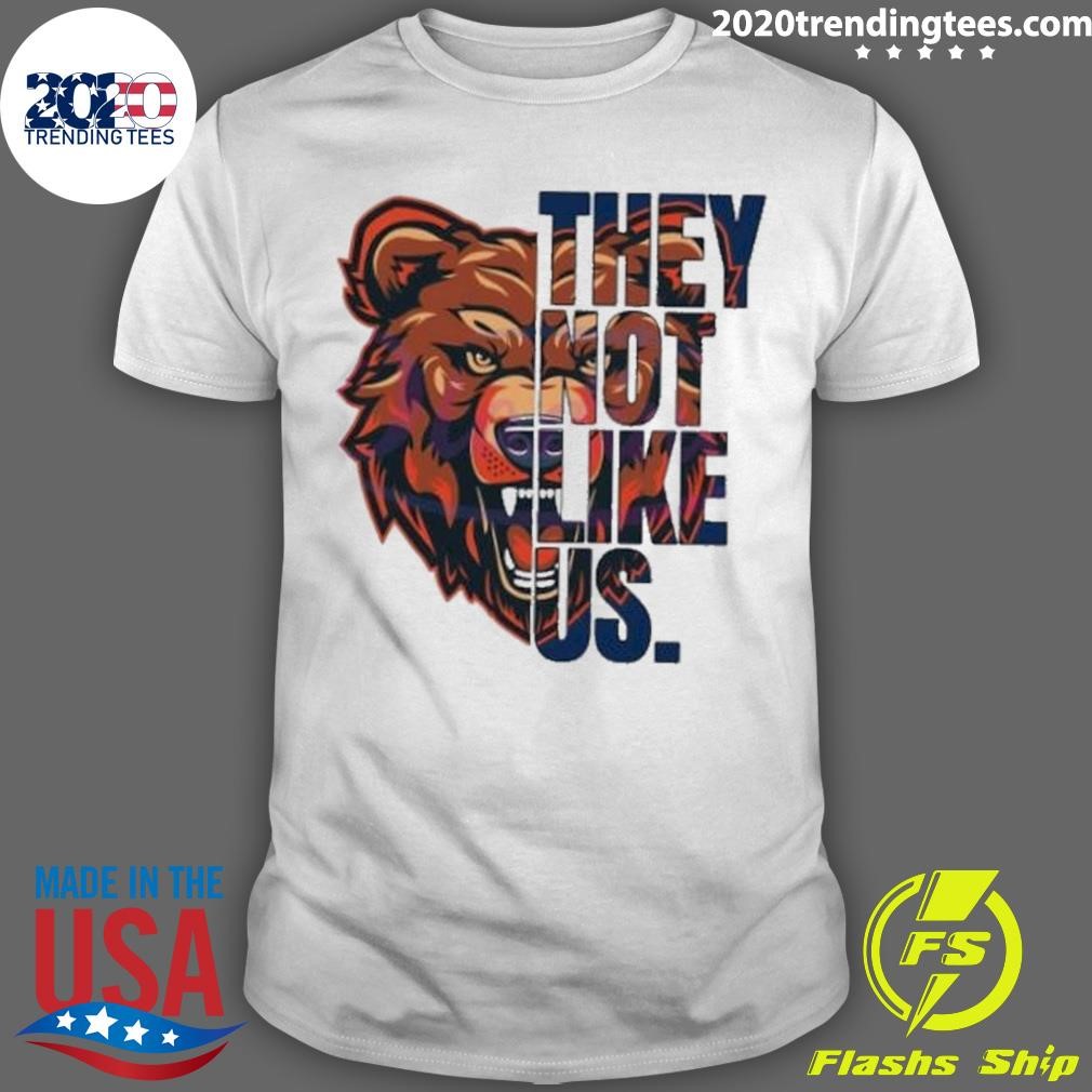 Premium They Not Like Us Chicago Bear Football Mascot 2024 T-shirt