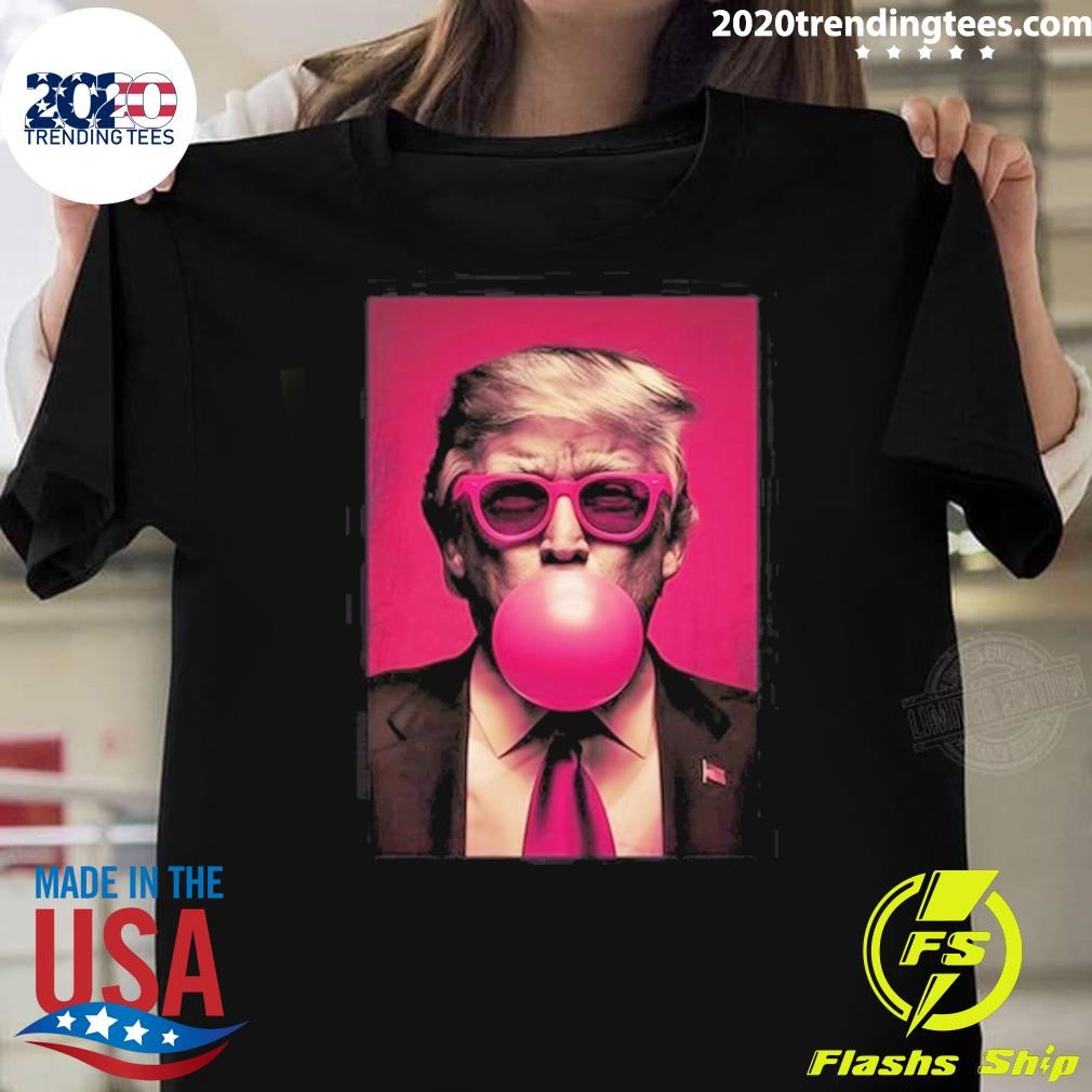 Premium Tiffany Gomas Wearing Trump Bubble Gum 2024 T-shirt