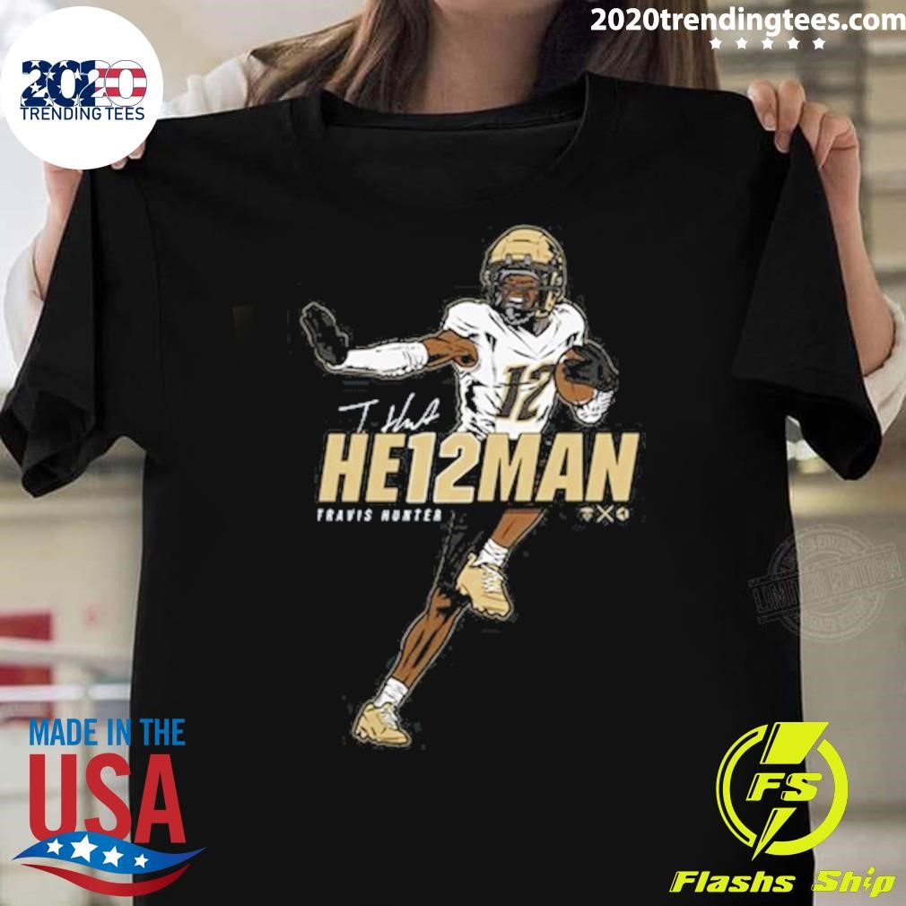 Premium Travis Hunter He12man 2024 T-shirt