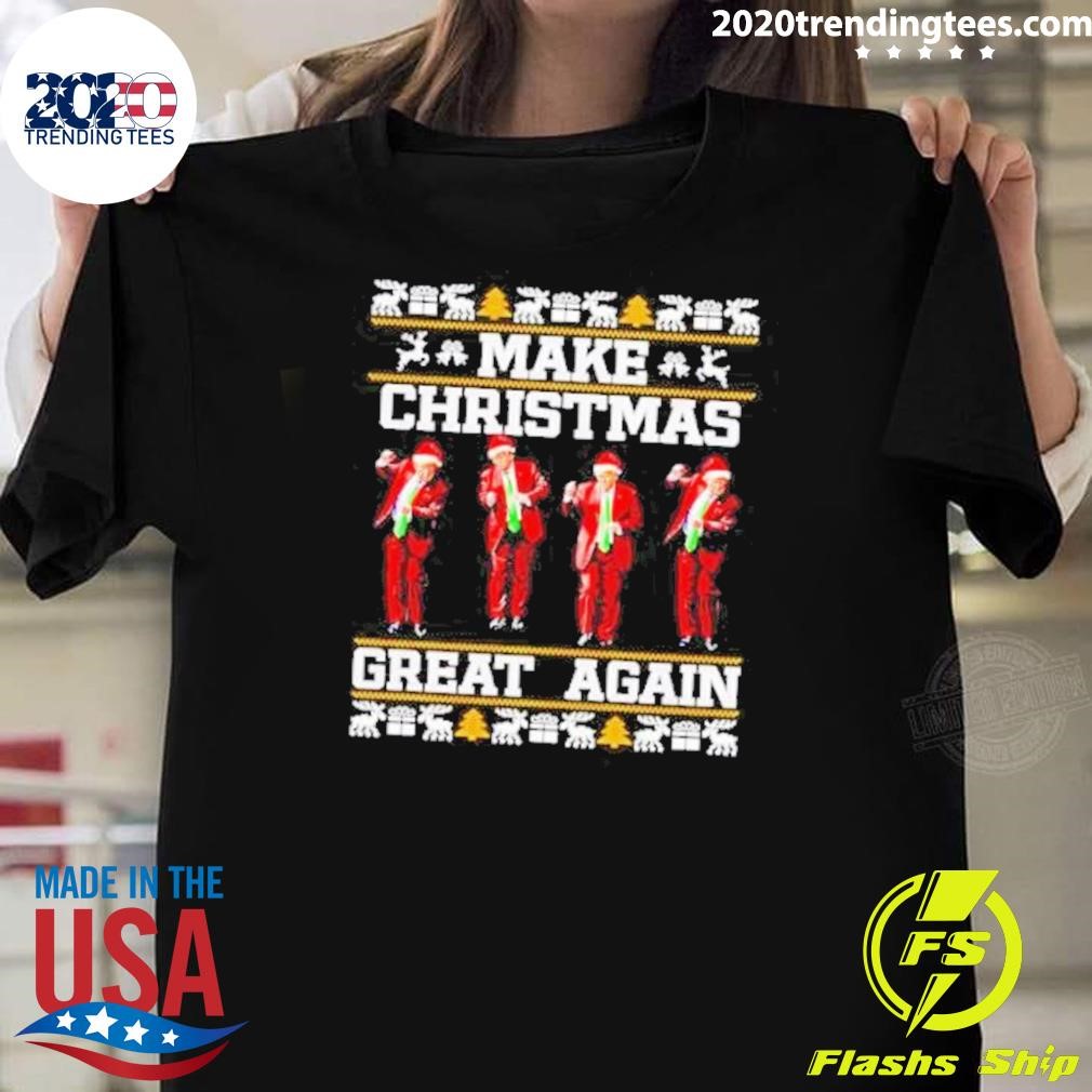 Premium Trump Make Christmas Great Again 2024 T-shirt