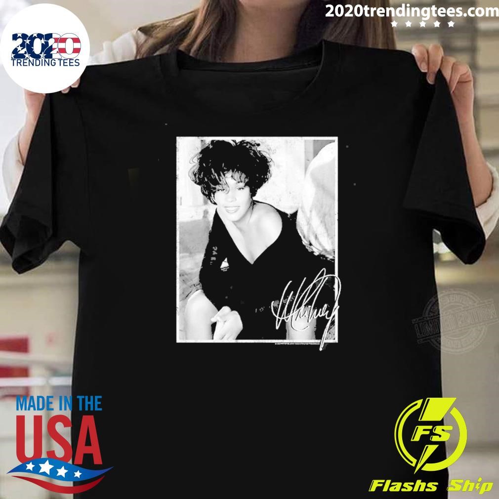 Premium Whitney Houston Signature T-shirt