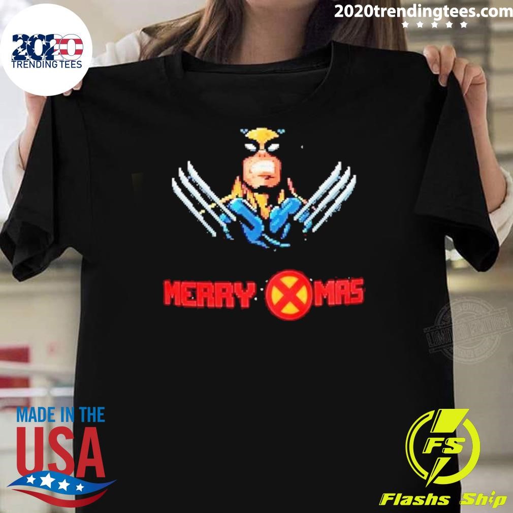 Premium Wolverine Merry Xmas Christmas 2024 T-shirt