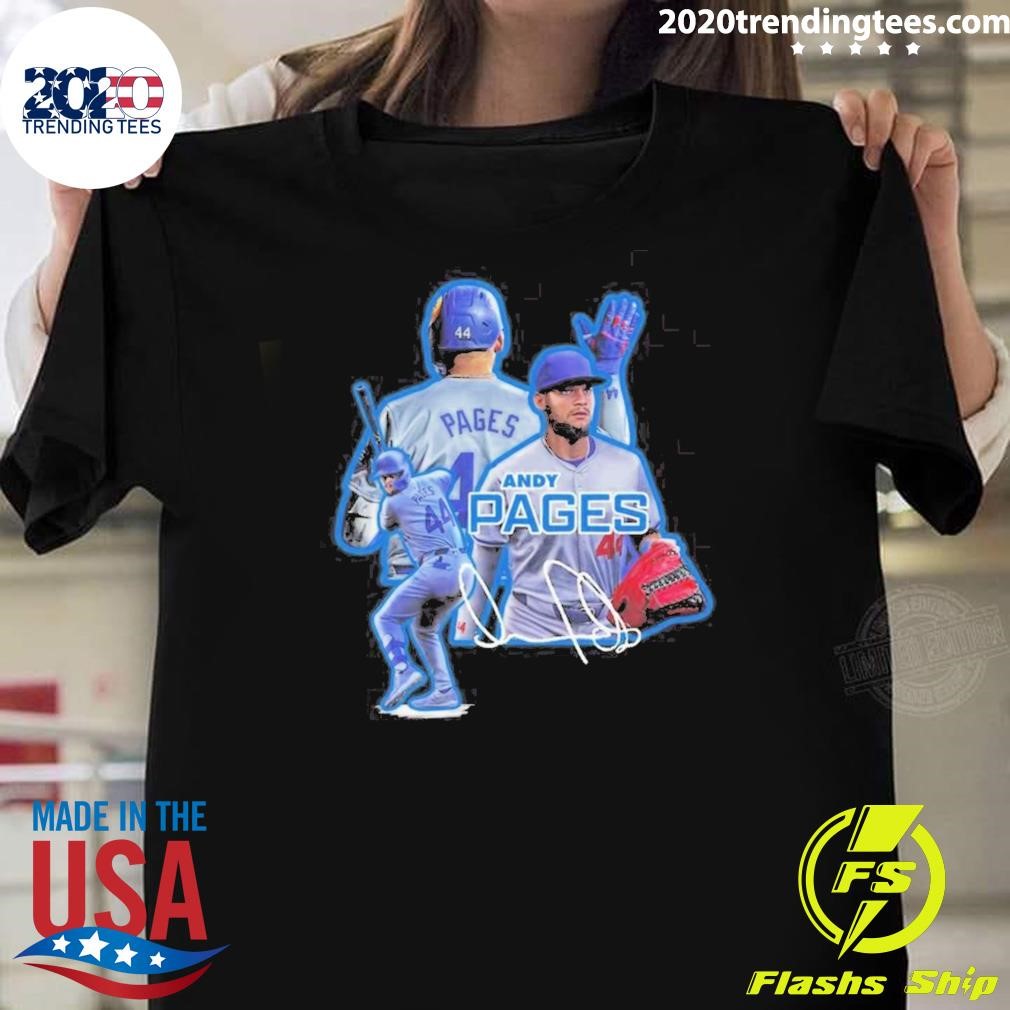 Top Andy Pages La Dodgers Signature 2024 T-shirt