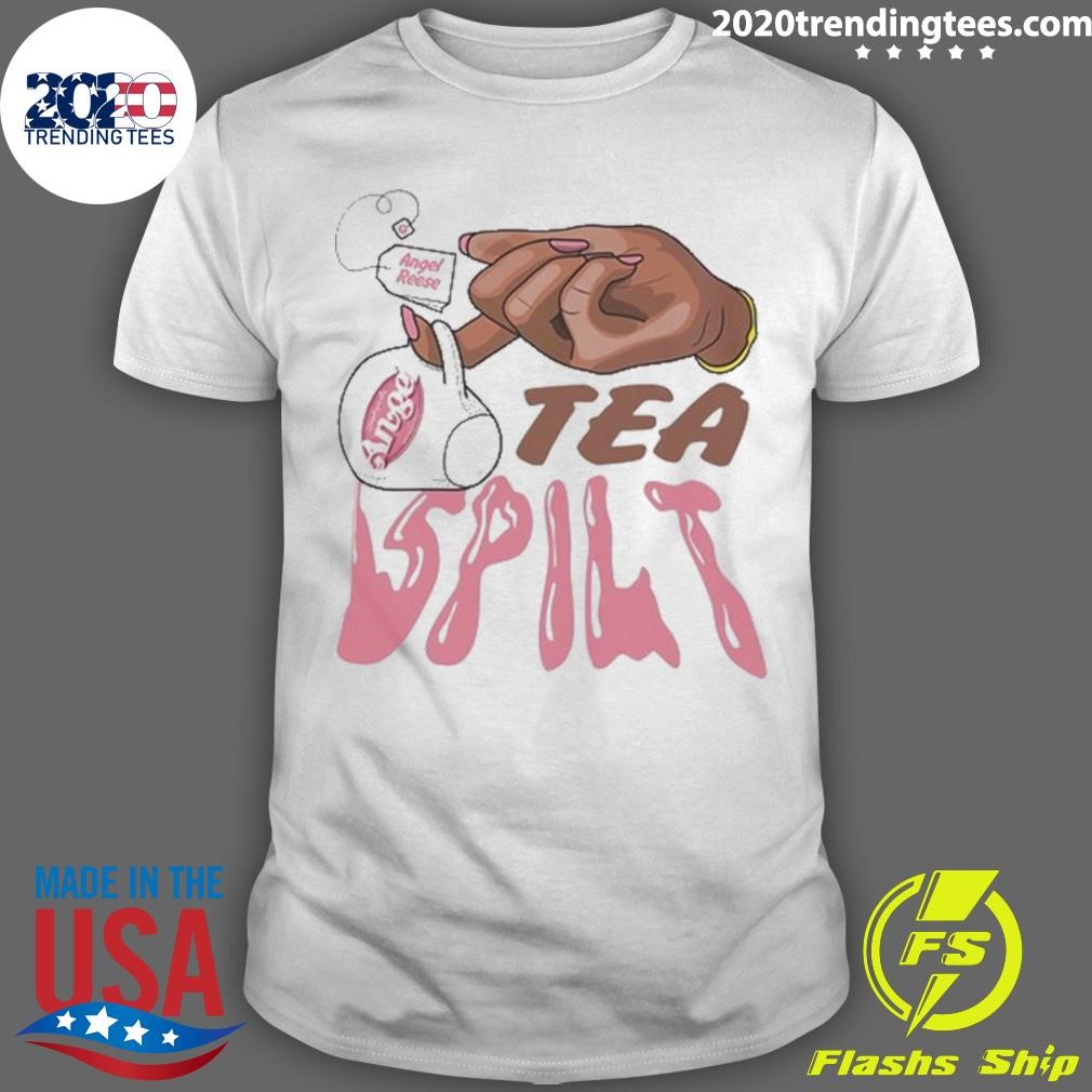 Top Angel Reddes Tea Split T-shirt