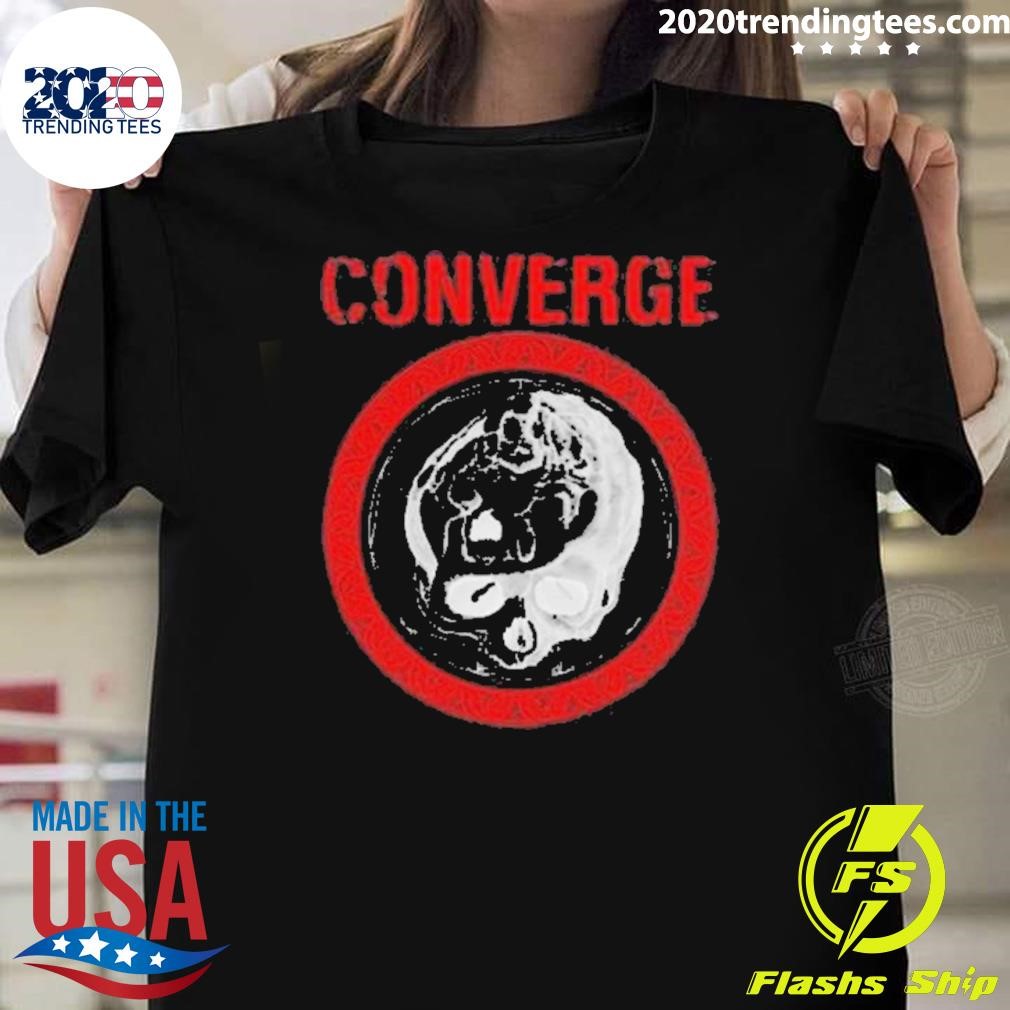 Top Black Converge Relic 2024 T-shirt