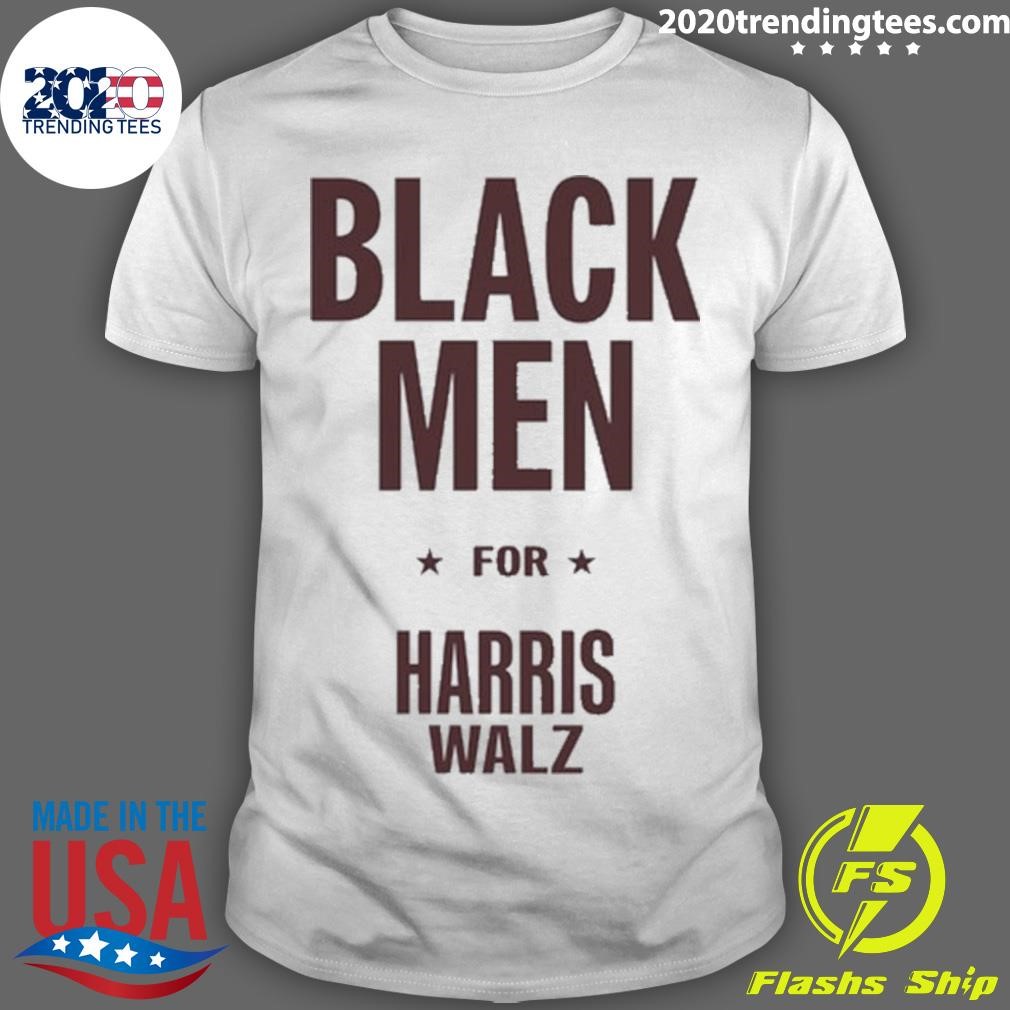 Top Black Men For Harris Walz T-shirt