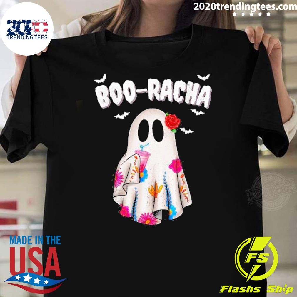 Top Boo-racha Halloween Ghost Boo Jee Ghost For Halloween 2024 T-shirt