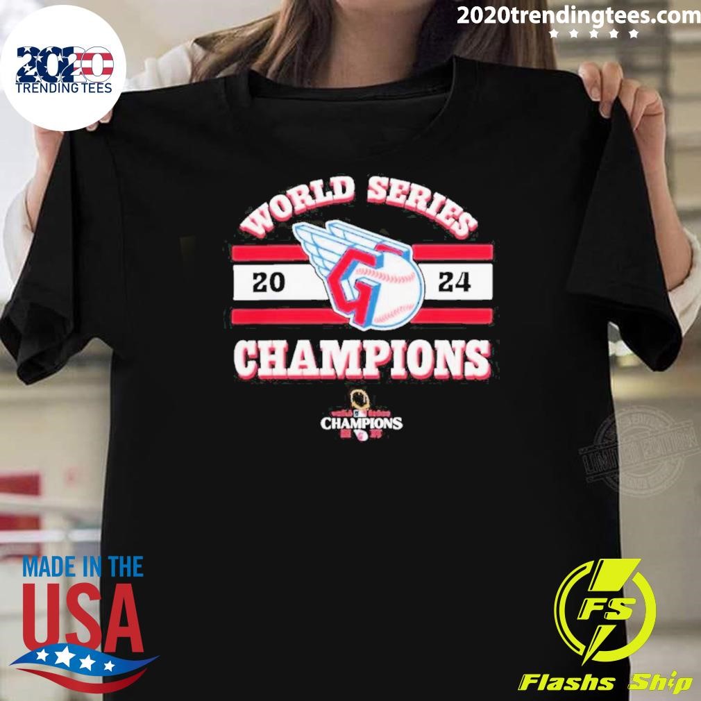 Top Contact Logo Cleveland Guardians 2024 World Series Champions T-shirt