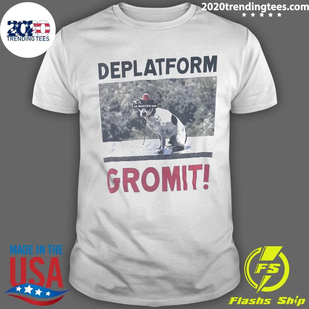 Top Deplatform Gromit Dog T-Shirt