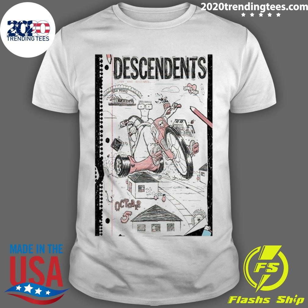 Top Descendents October 5 2024 San Pedro Ca Poster T-shirt