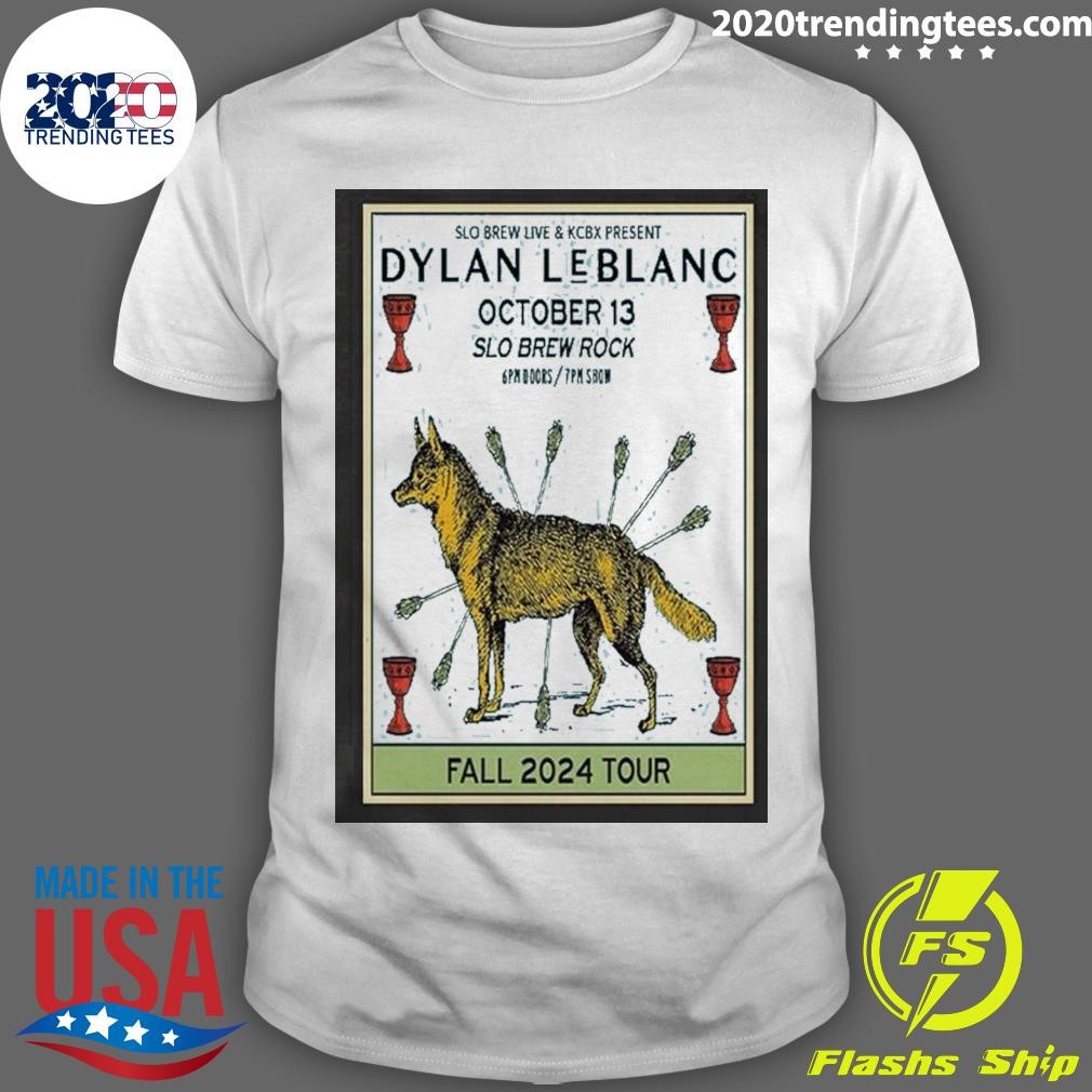 Top Dylan Leblanc Oct 13 2024 Slo Brew Rock In San Luis Obispo Ca Poster T-shirt