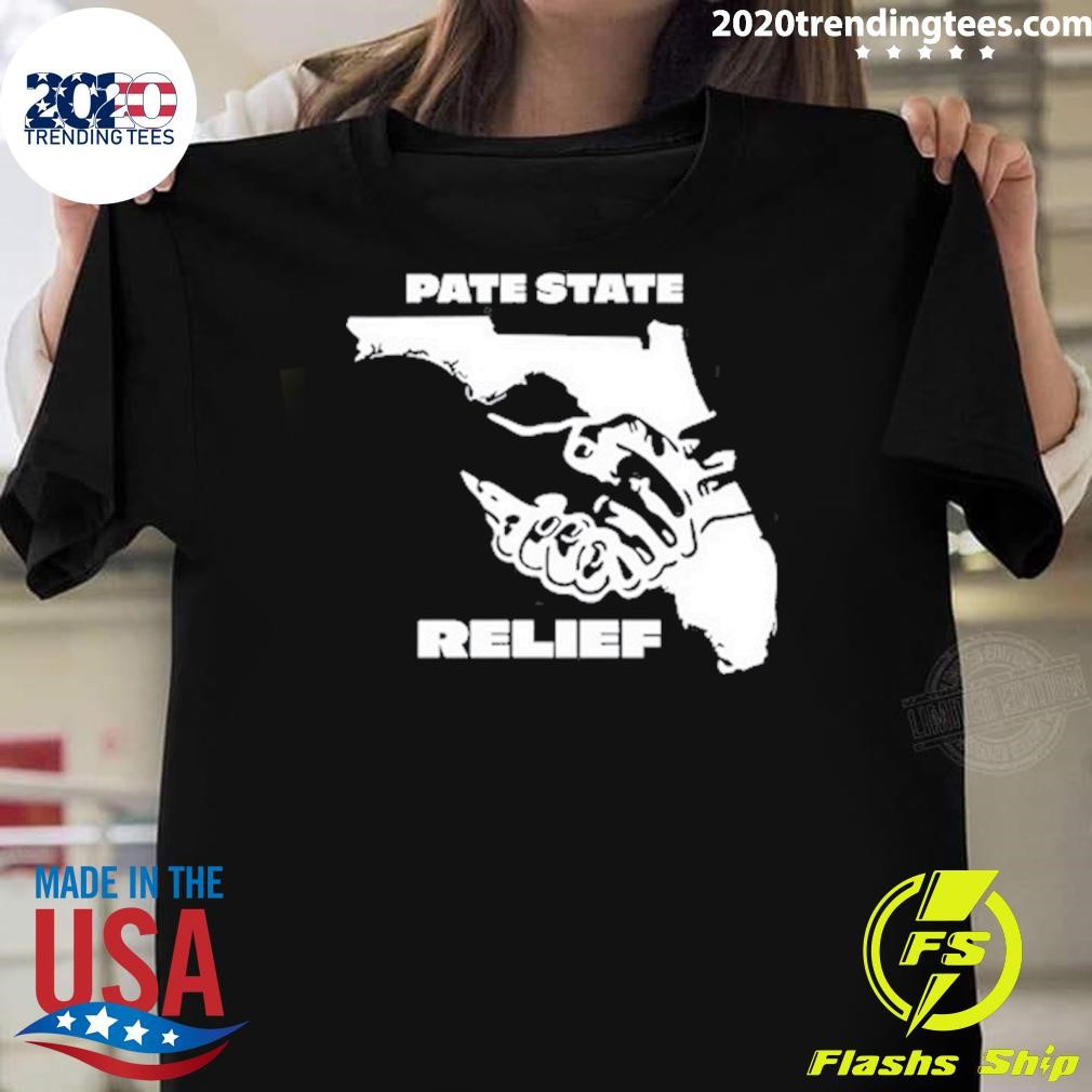 Top Florida Pate State Relief 2024 T-shirt