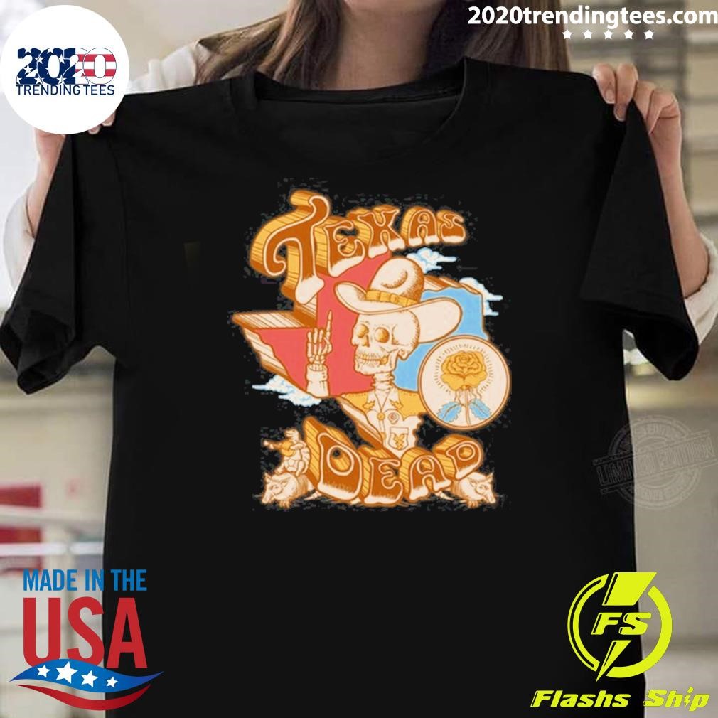 Top Grateful Dead Texas 72 Armadillo Thanksgiving Dead Show T-shirt