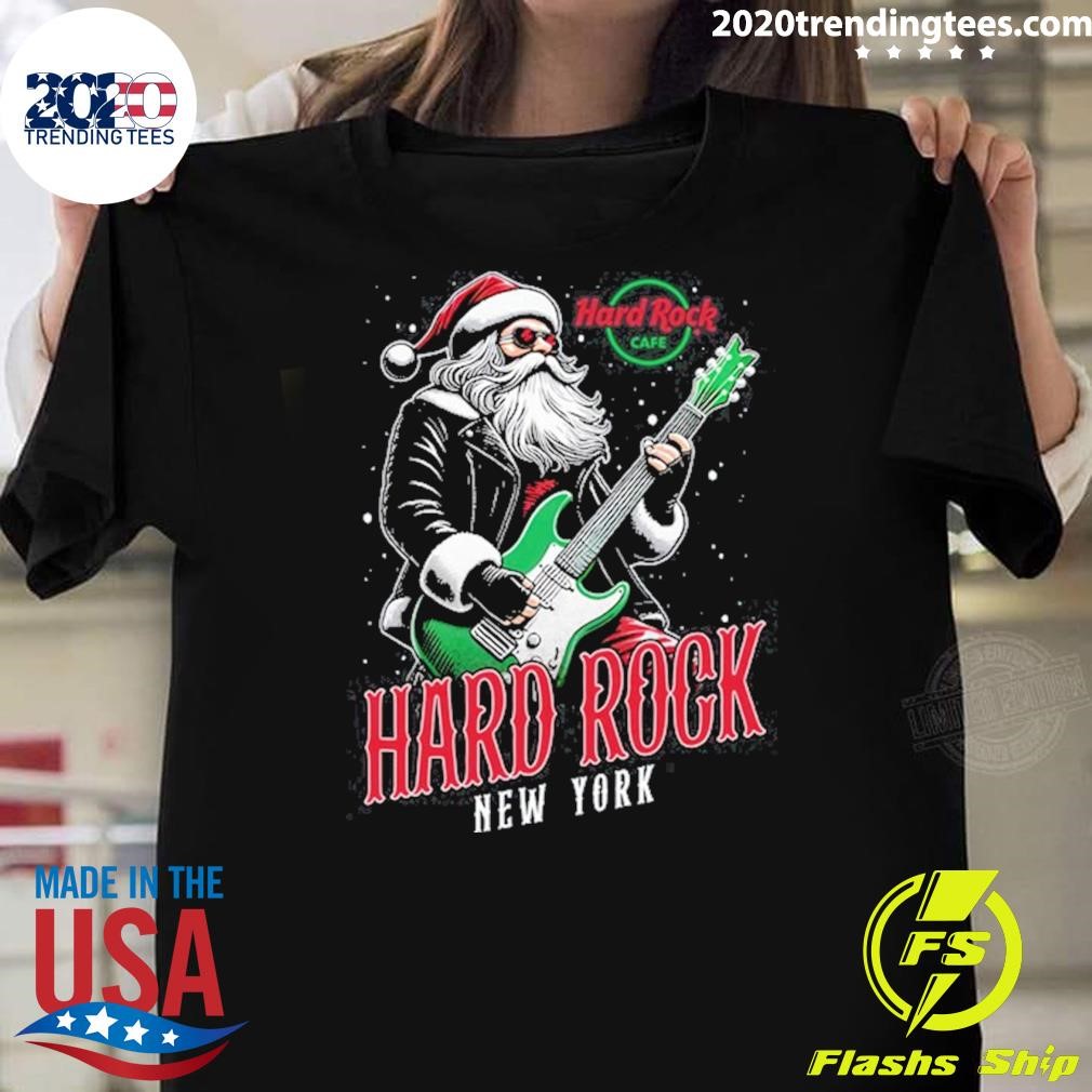 Top Hard Rock Santa Live Holiday 2024 T-shirt