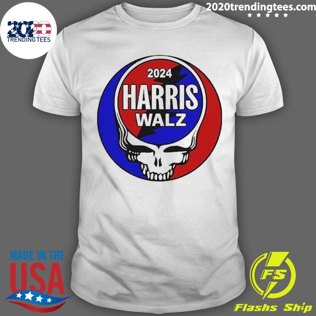 Top Harris Walz Steal Your Face Grateful Dead 2024 T-shirt