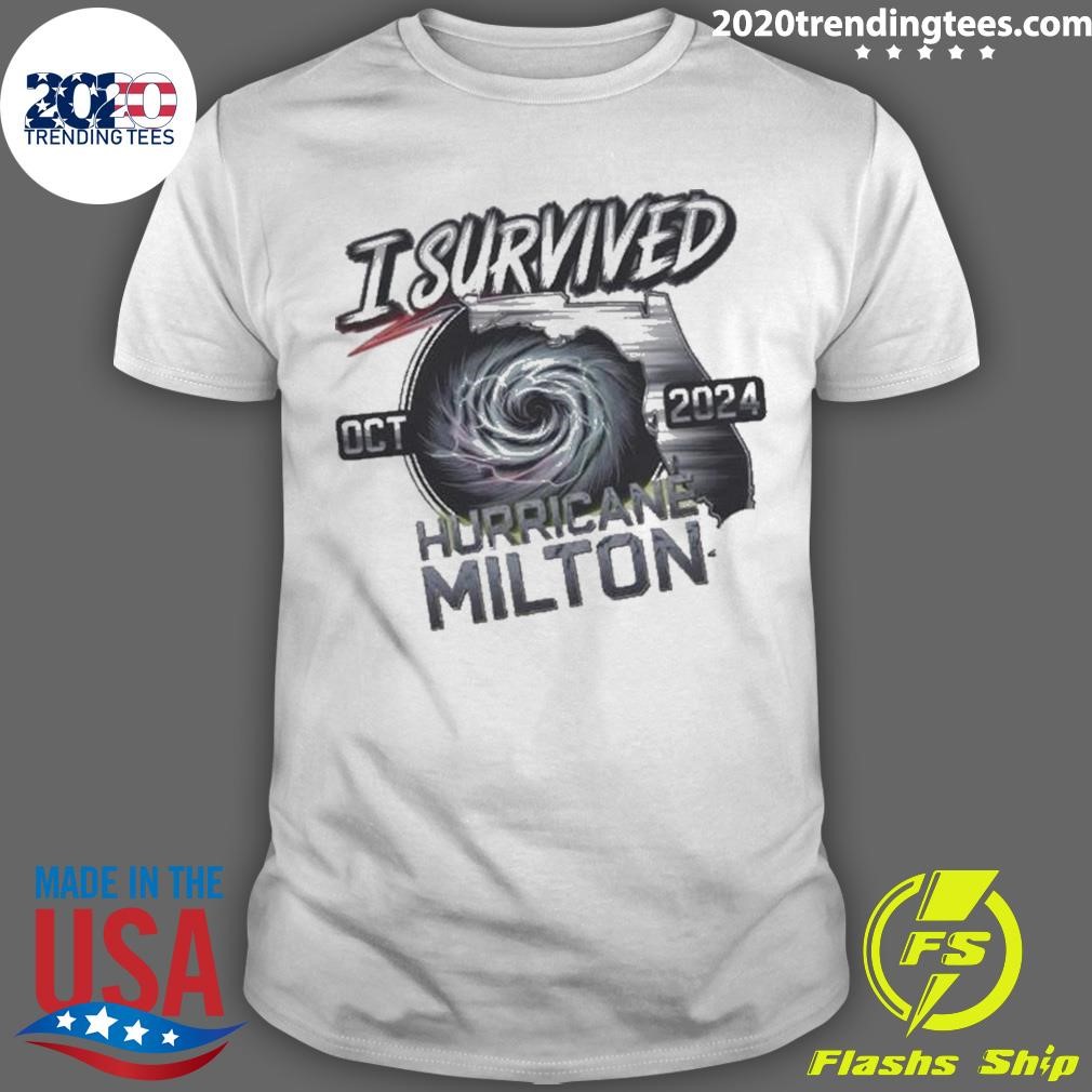 Top Heading To Florida I Survived Hurricane Milton 2024 T-shirt