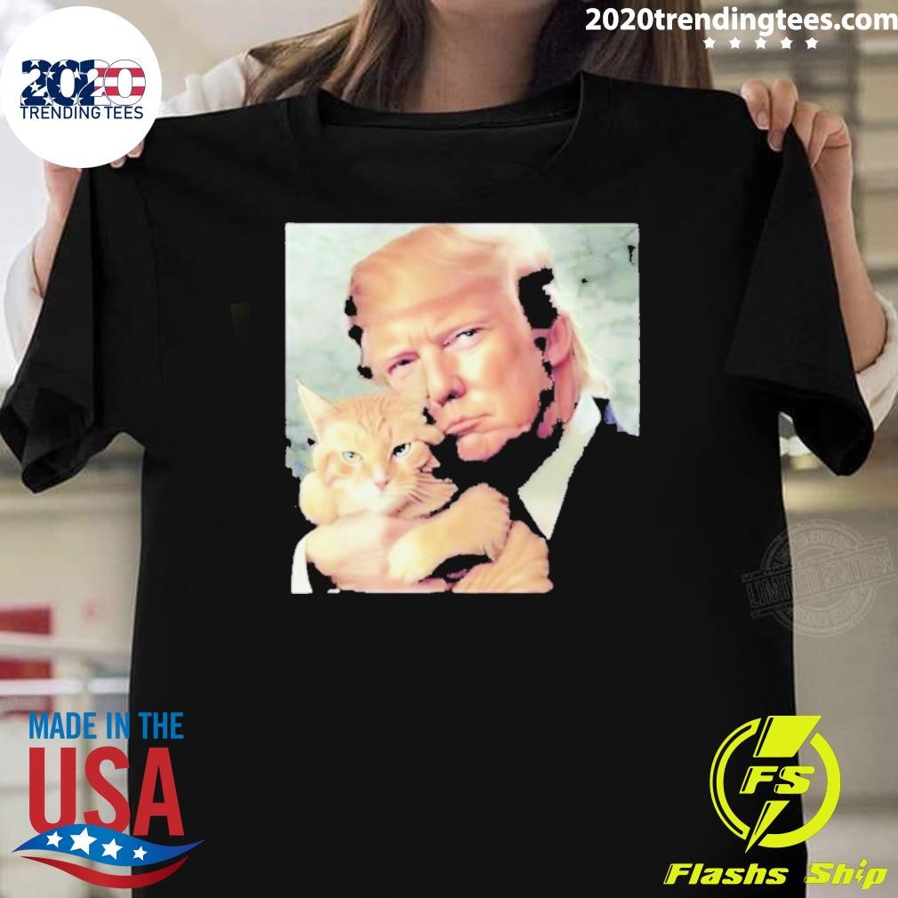 Top Heathersmith_79 Wear Trump And Cat 2024 T-shirt