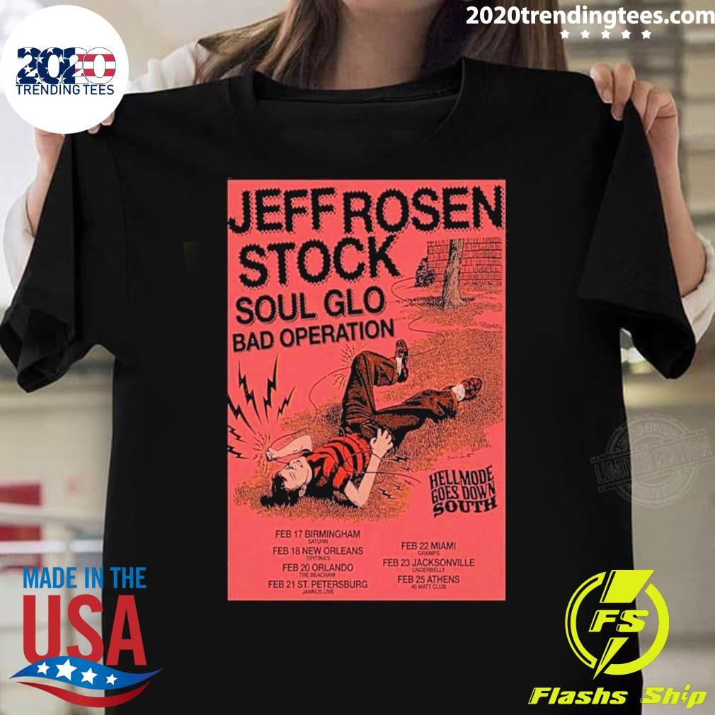 Top Jeff Rosenstock Hellmode 2025 Show Poster T-shirt