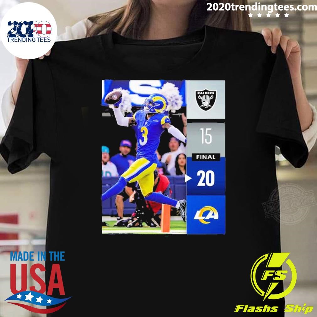 Top Las Vegas Raiders 15-20 Los Angeles Rams Win Final Week 7 T-shirt