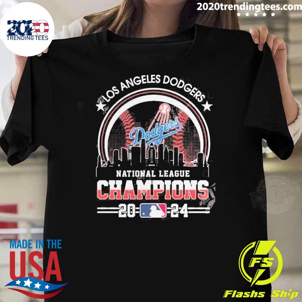 Top Los Angeles Dodgers National League Champions 2024 T-shirt