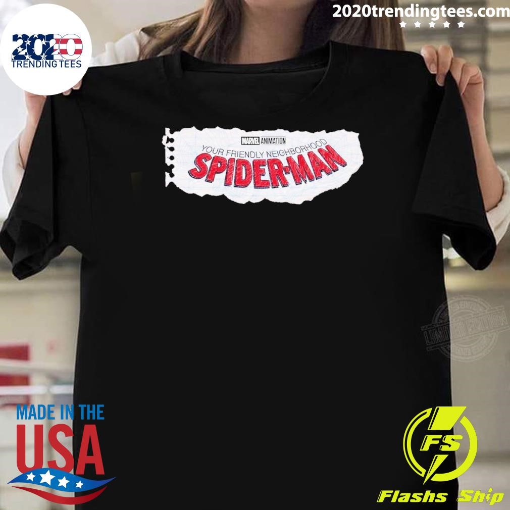 Top Marvel Animation Your Friendly Neighborhood Spider-Man T-shirt