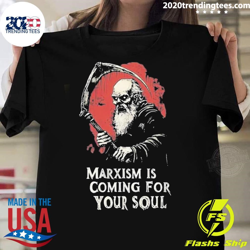 Top Marxism Is Coming For Your Soul Halloween 2024 T-Shirt