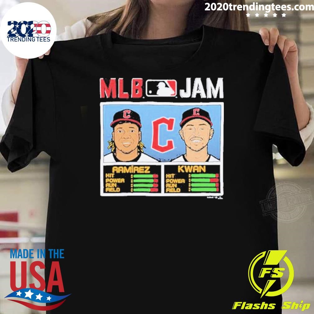 Top Mlb Jam Guardians Ramirez And Kwan 2024 T-shirt