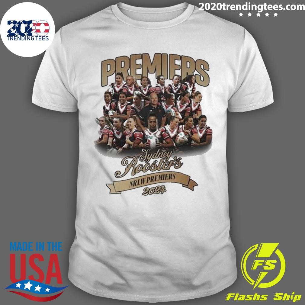 Top Nrlw Premiers Sydney Roosters 2024 T-shirt