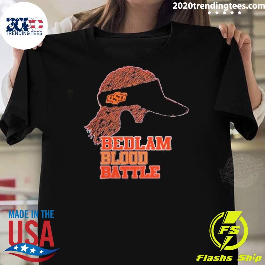 Top Oklahoma State Cowboys Bedlam Blood Battle 2024 T-shirt