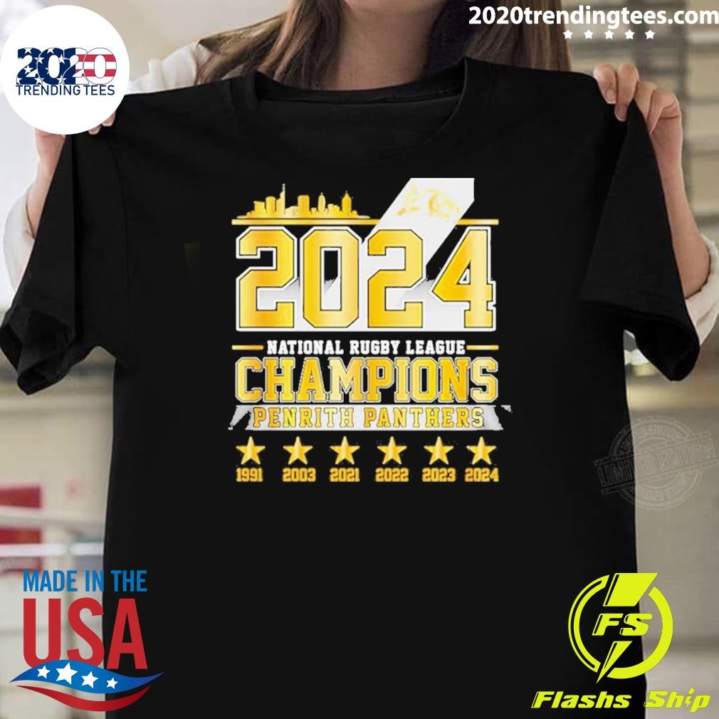 Top Penrith Panthers City Champions 2024 T-shirt