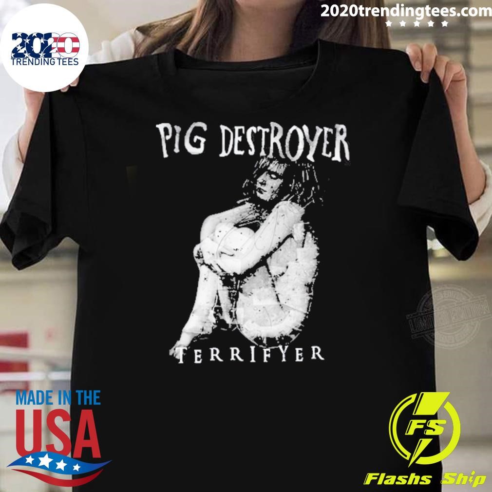 Top Pig Destroyer Terrifyer ladies Cropped 2024 T-shirt