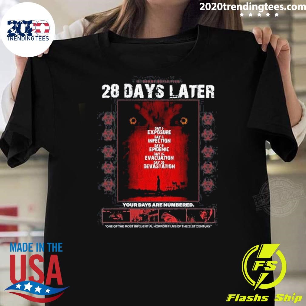 Top Prestige 28 Days Later Your Days Are Numbered T-shirt