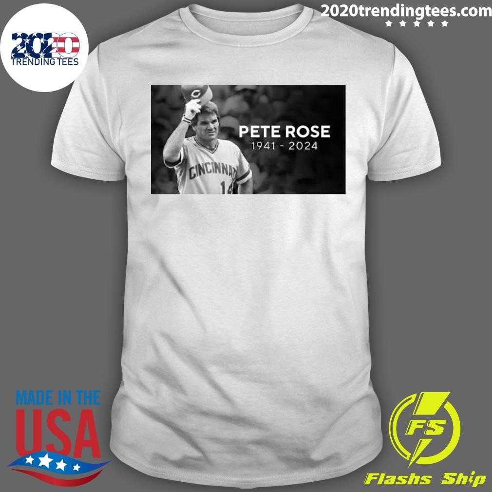 Top RIP Pete Rose 1941-2024 T-shirt