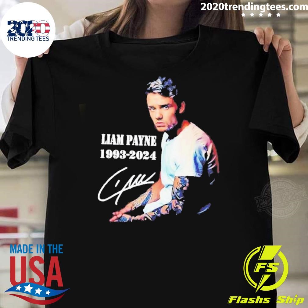 Top Rip Liam Payne 1993 2024 Signature T-shirt