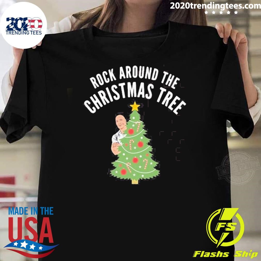 Top Rock Around the Christmas Tree Merry Christmas 2024 T-shirt