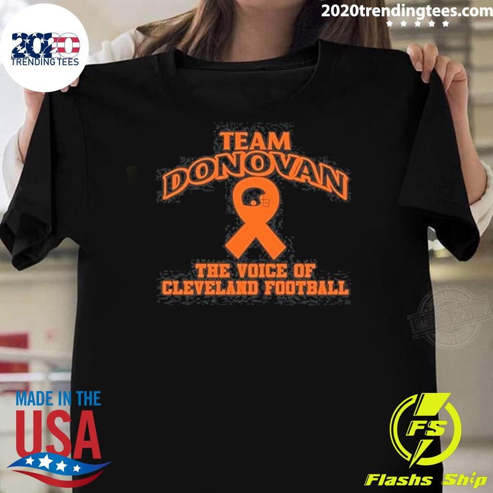 Top Team Donovan The Voice Of Cleveland Football T-shirt