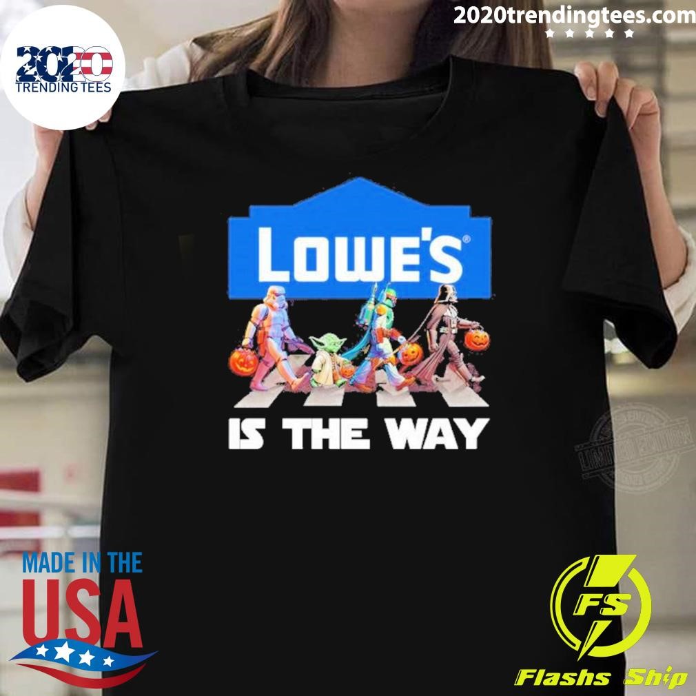 Top The Way Halloween Star Wars Characters Abbey Road Lowe’s Is 2024 T-shirt