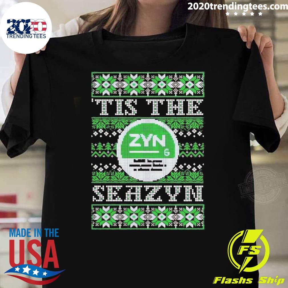 Top Tis The Seazyn Holiday Ugly Christmas 2024 T-shirt