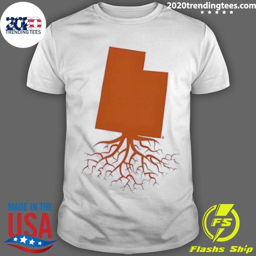 Top Utah Map Tree Roots 2024 T-shirt